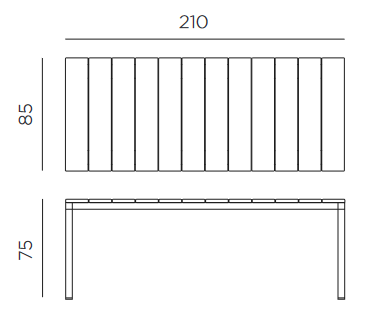 tavolo-rio-alu-210-fix-dimensioni